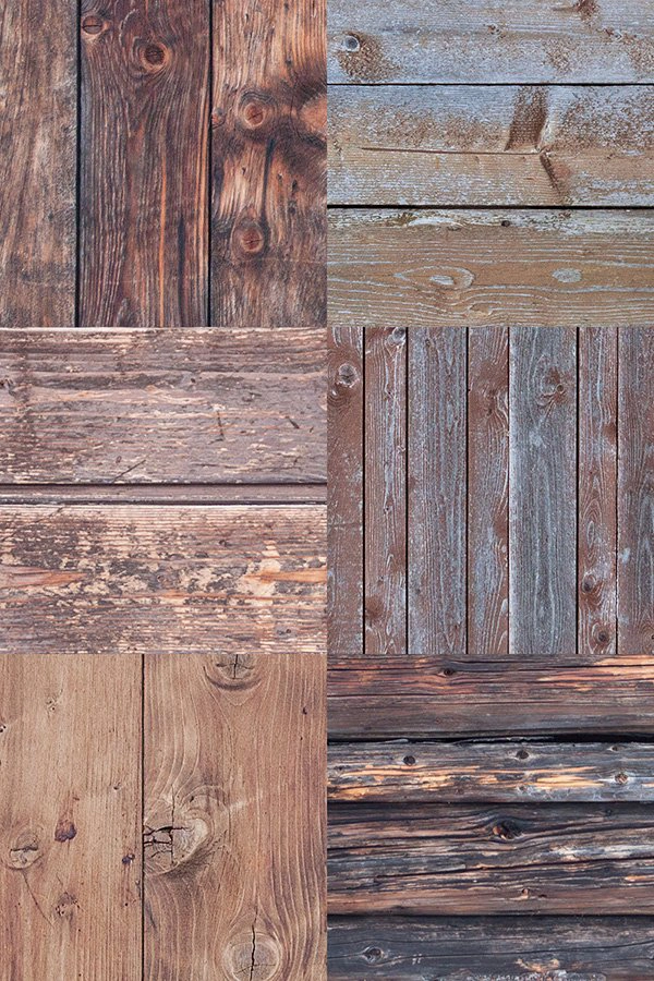 6 Vintage Wood Textures Vol.4