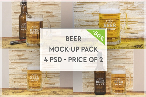 Beer Mock-up Pack #5