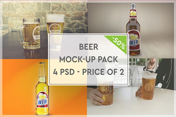 Beer Mock-up Pack #7