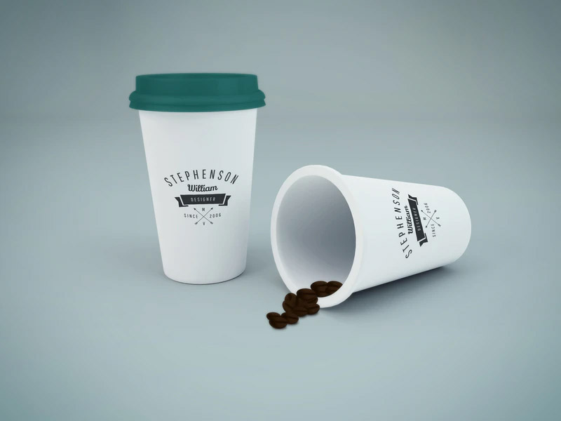 Coffee Cup Presentation Mockup