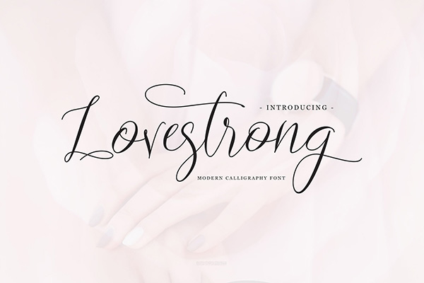 Lovestrong - Script Font