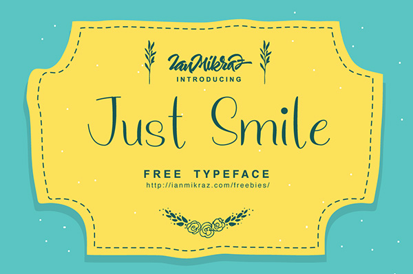 Just Smile Typeface