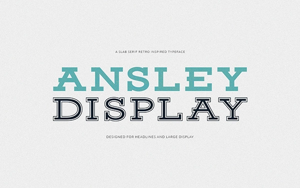 Ansley - Free Slab Serif Retro Inspired Font