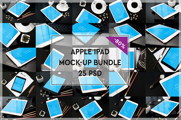 Apple iPad Mock-up Bundle #3
