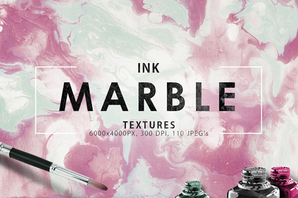 10 Free Marble Ink Textures
