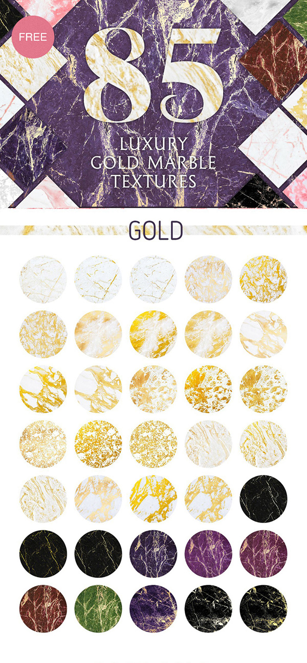 10 Luxury Gold Marble Textures