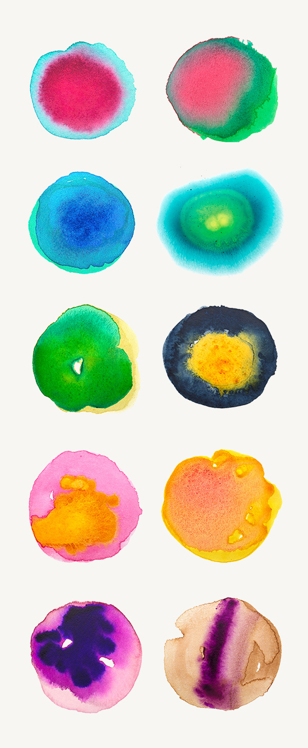 10 Watercolor Textures Vol.6