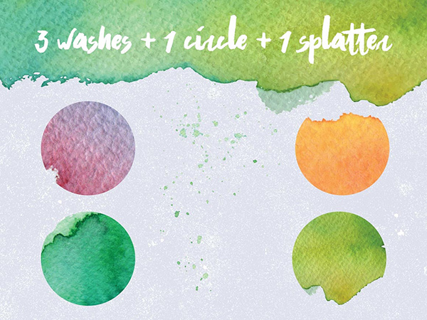 5 Free Watercolor Textures