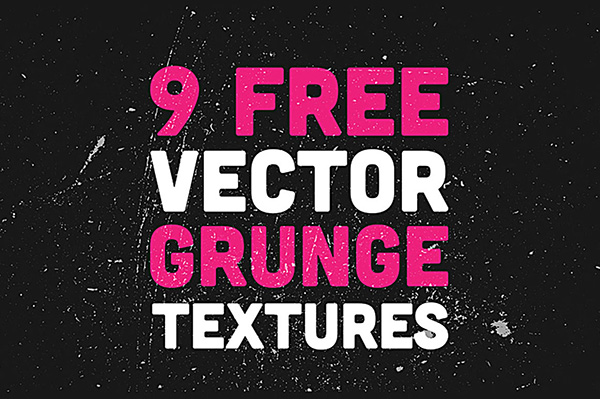 9 Free Vector Grunge Textures