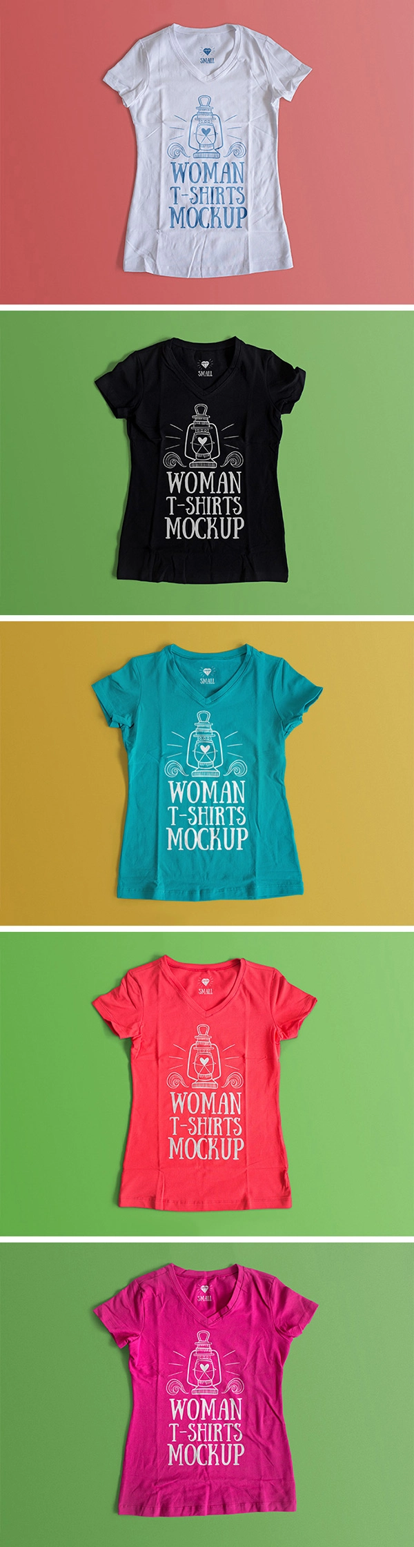 Woman T-Shirt Mockup