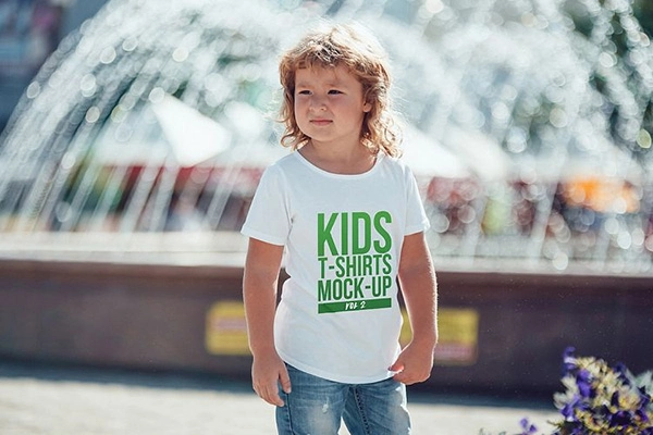 Kids T-Shirt Mock-Up Vol 2 - 7 Templates