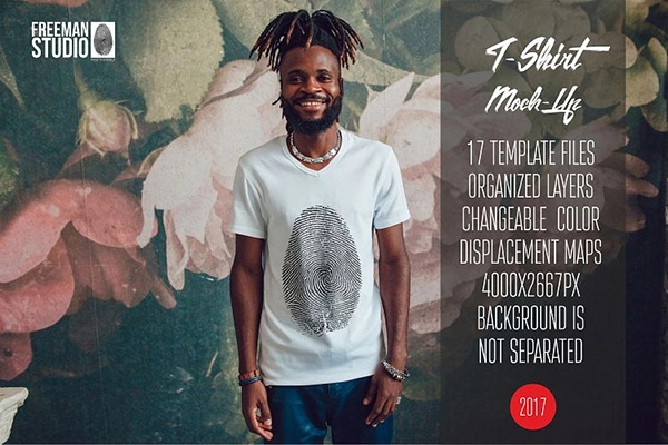 T-Shirt Mock-Up Vol.24 2017 - 17 Templates