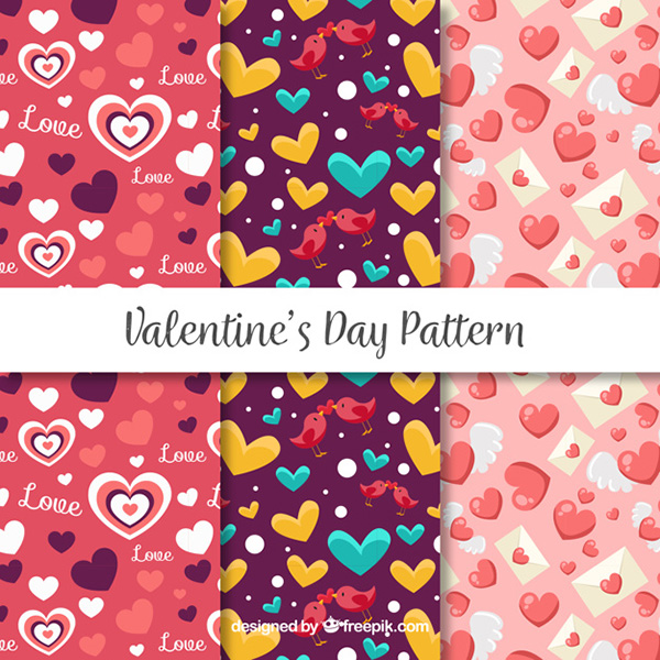 Valentines Day Pattern Pack