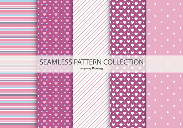 Cute Seamless Patterns Collection