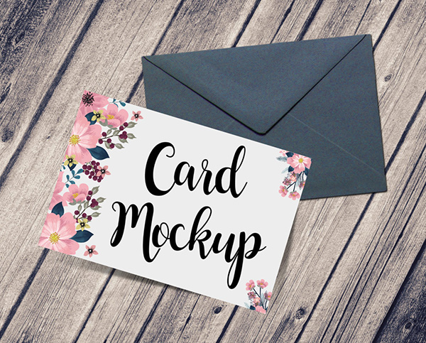 Card & Envelope Mockup