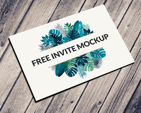 Postcard & Invitation Mockup