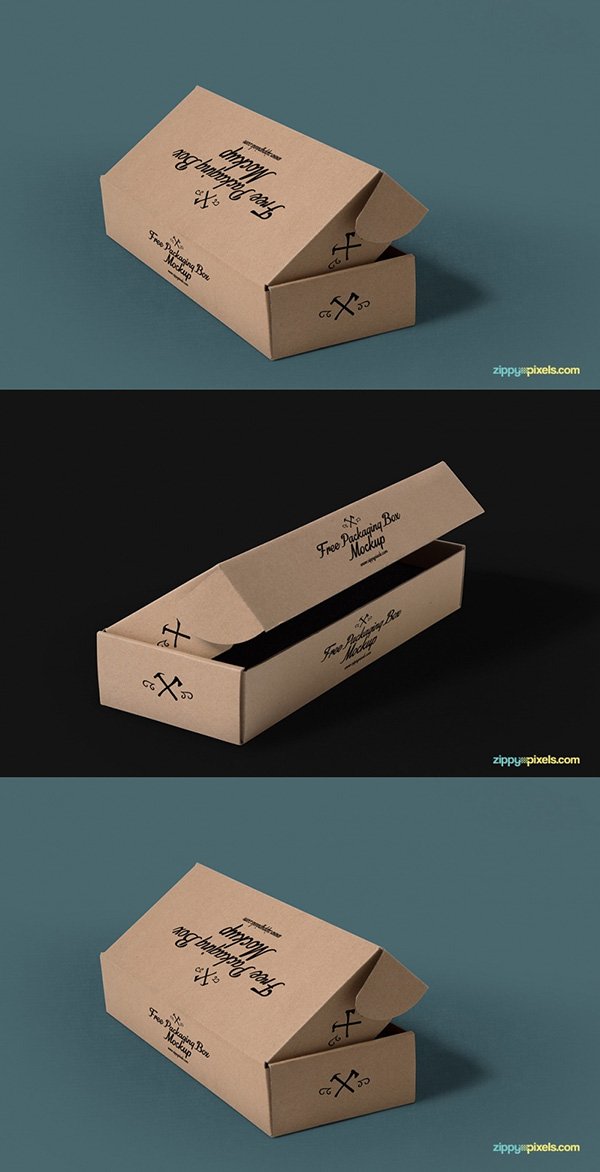 3 Free Packaging Mockups With Customizable Backgrounds