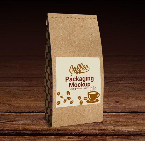 High Quality Coffee Packaging Mock-up PSD