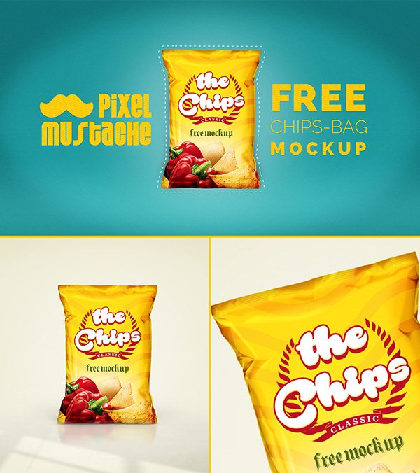 Chips Bag Mockup