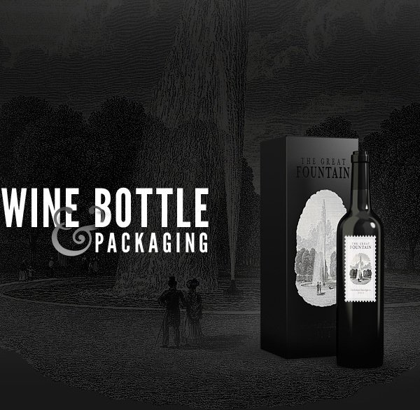 Wine Bottles - Free PSD Mock-up Template