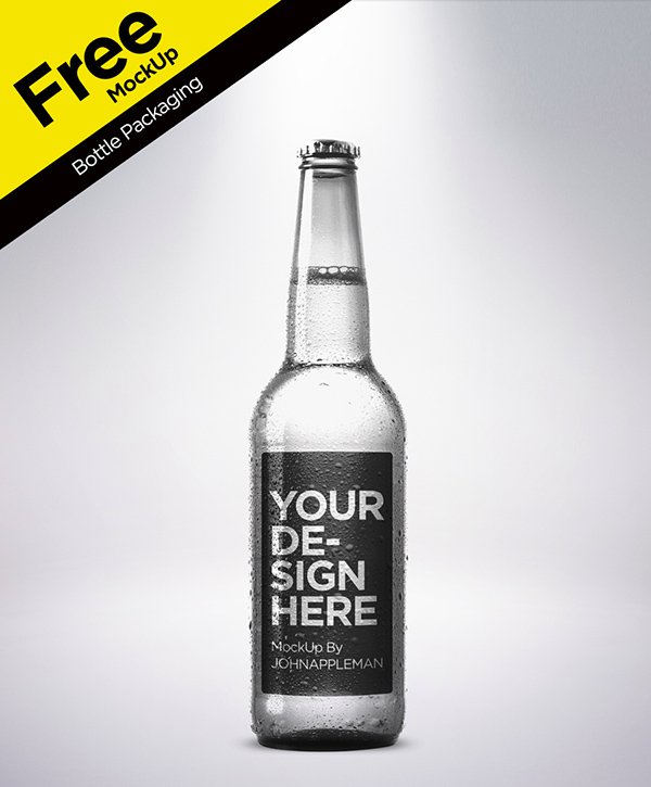 Bottle Packaging Free PSD Template