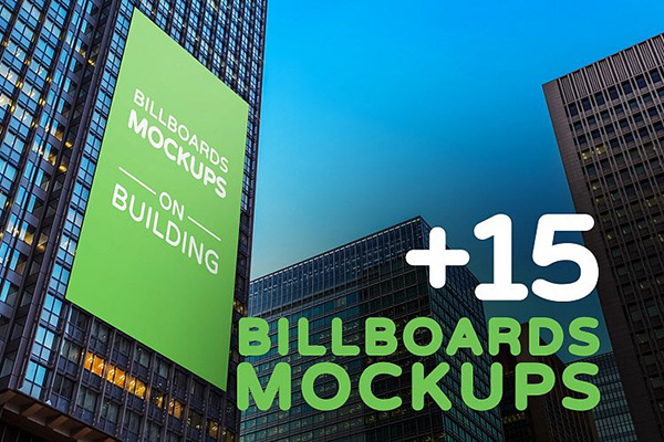 Billboards Mockup on Building Vol.2 - 15 Mockups