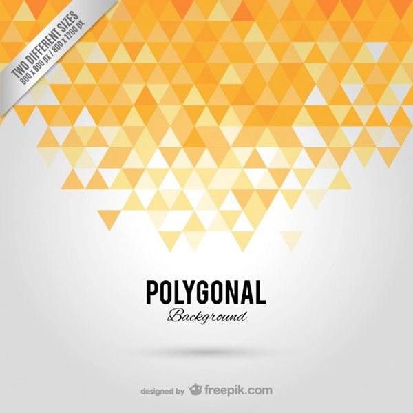 Polygonal backgrounds