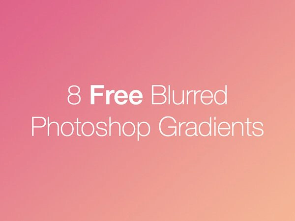 8 Free Blurred Photoshop Gradients