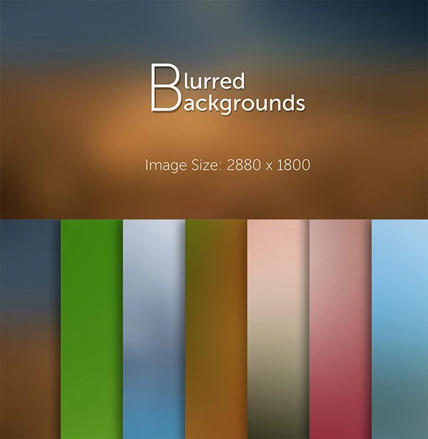 7 Blurred Backgrounds