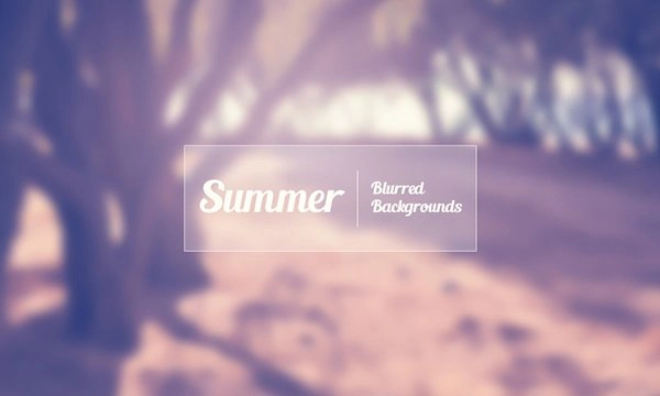 Download 6 Hi-Res Summer Blurred Backgrounds