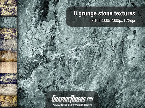 8 Grunge Stone Textures