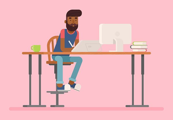 How to Draw a Flat Designer Character in Adobe Illustrator