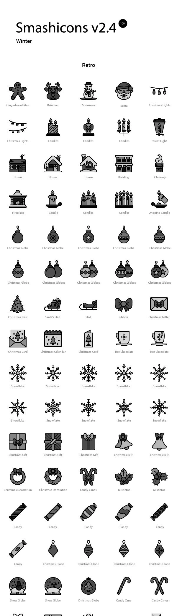 Smashicons: 100 Winter Icons
