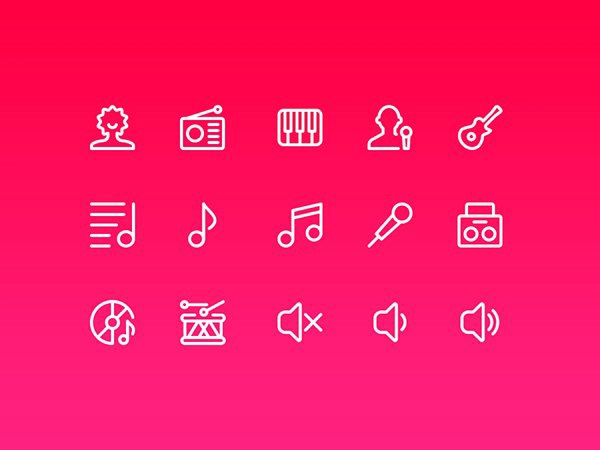 Music UI Icons