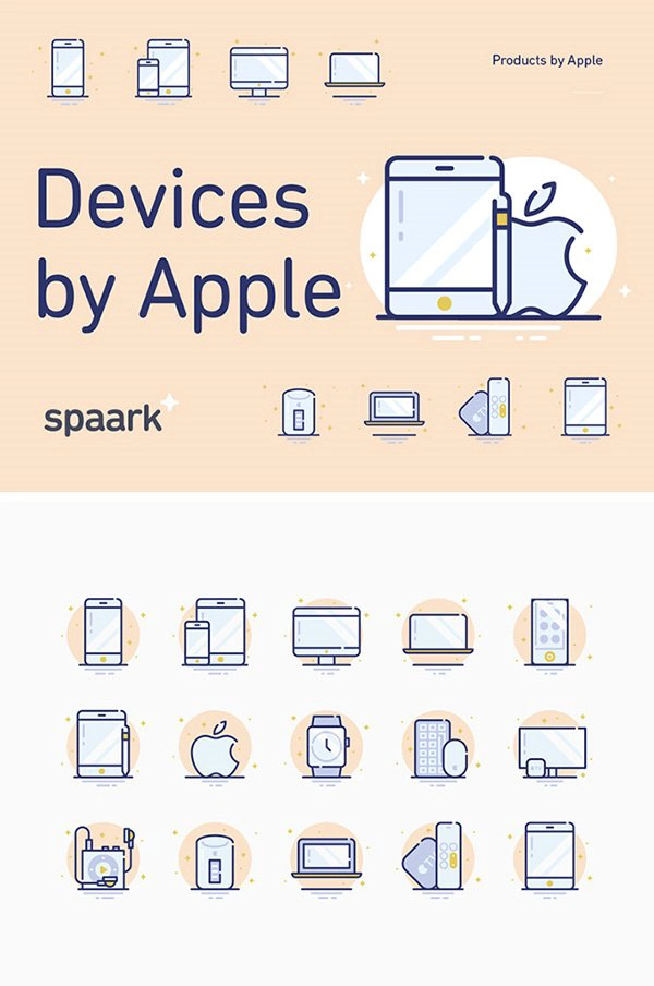 15 Apple Devices Icons