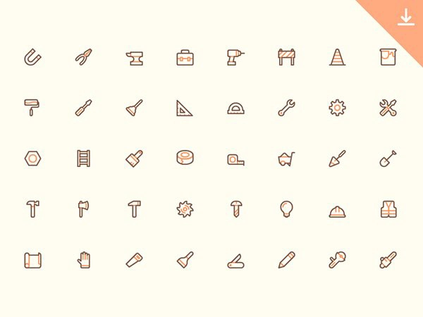 40 Tool Icons