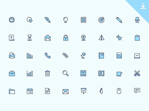 40 Office Icons