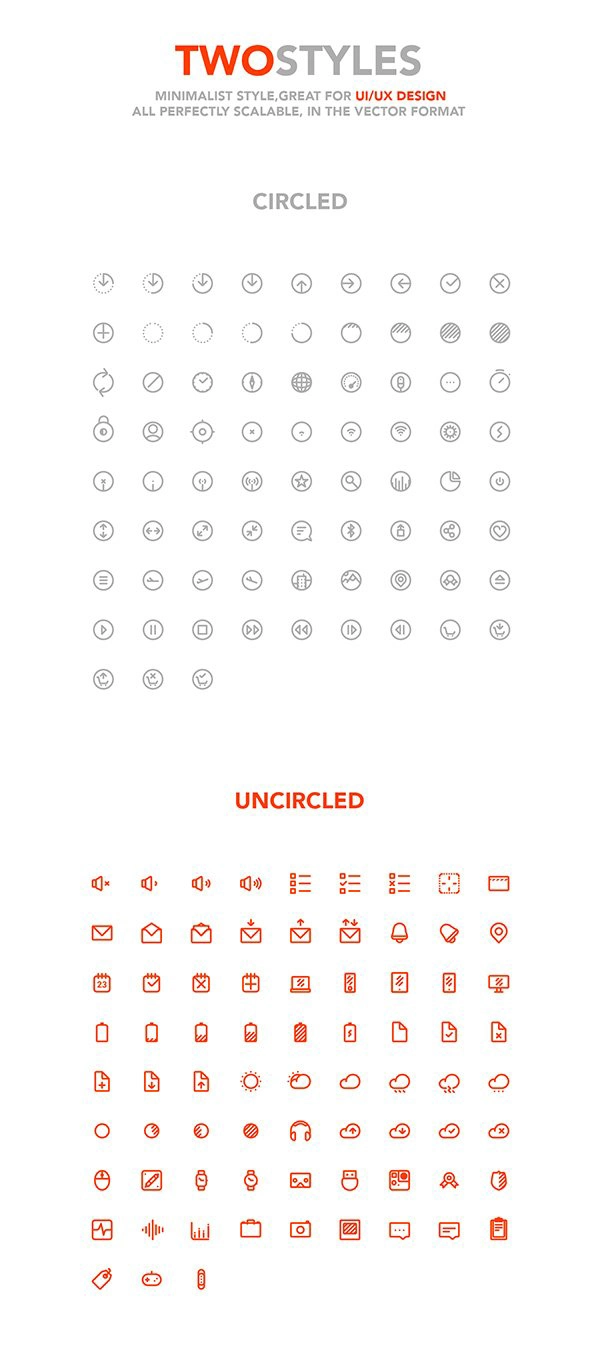 150 Simple Line Icons