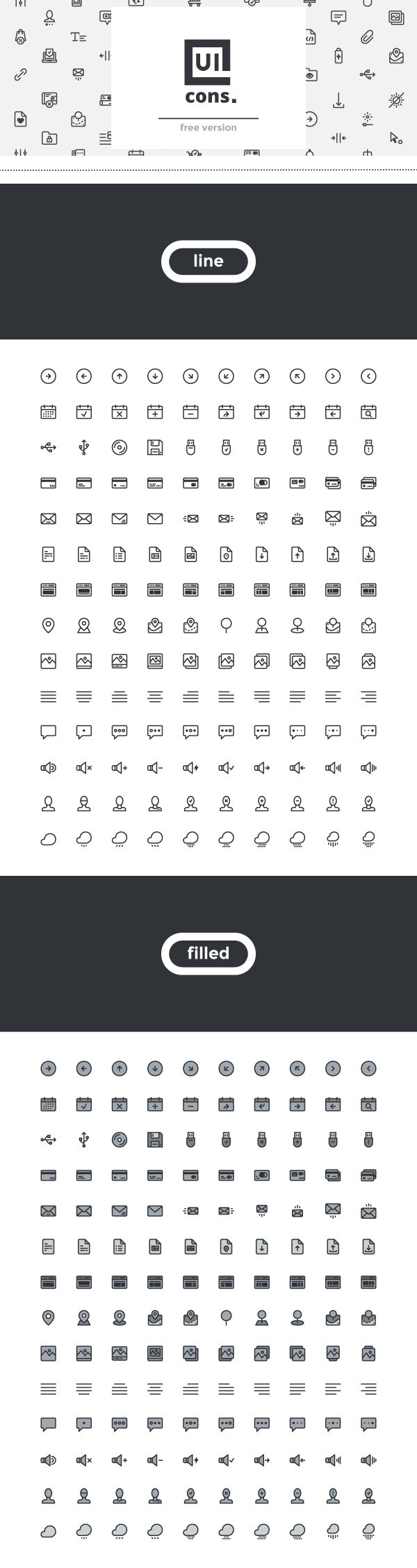 UIcons: 140 Free Icons