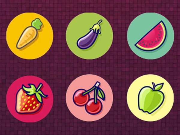 Free Fruits Vector Icons