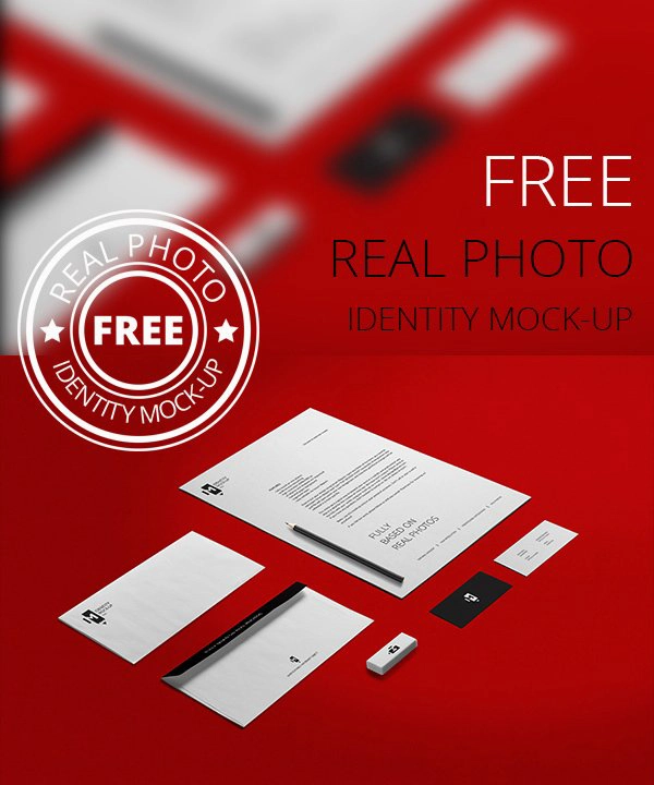 Free Real Photo Identity Mock-Up