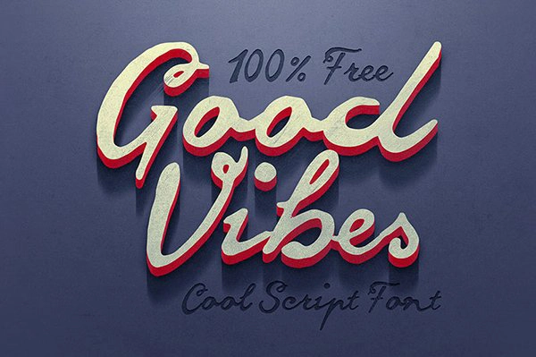 Good Vibes – Script Font