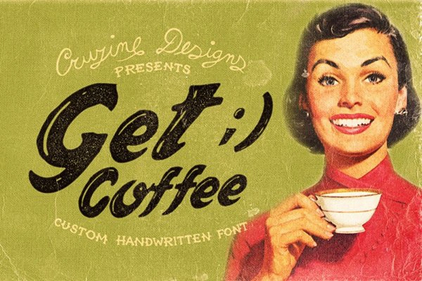 Get Coffee – Script Font