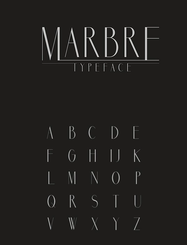 Marbre Sans Free Font