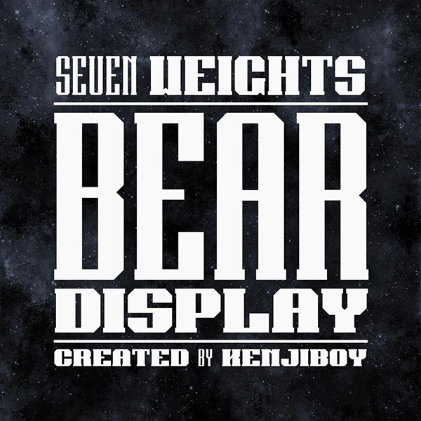 Bear Display Font
