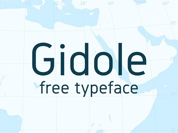 Gidole Free Typeface