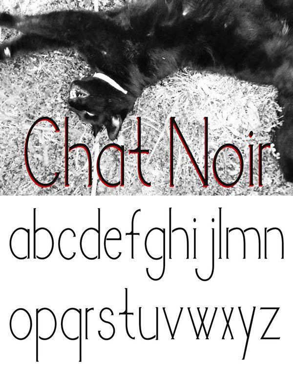 Chat Noir Typeface