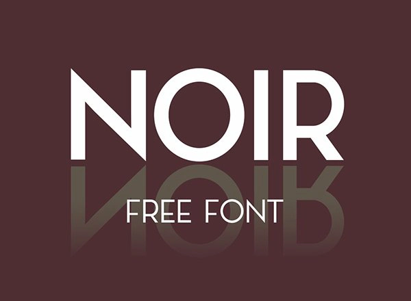Noir Free Font