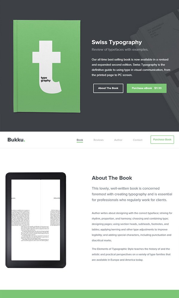 Bukku - Free HTML/CSS Book Template