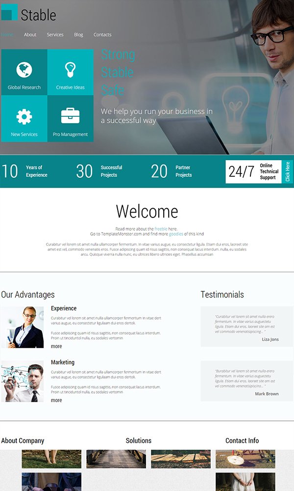 Free HTML5 Theme for Consulting Firm